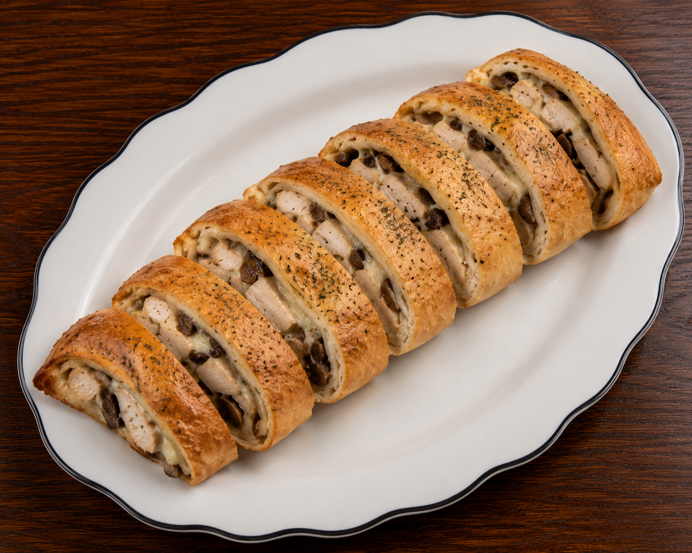 Chicken Marsala Roll.