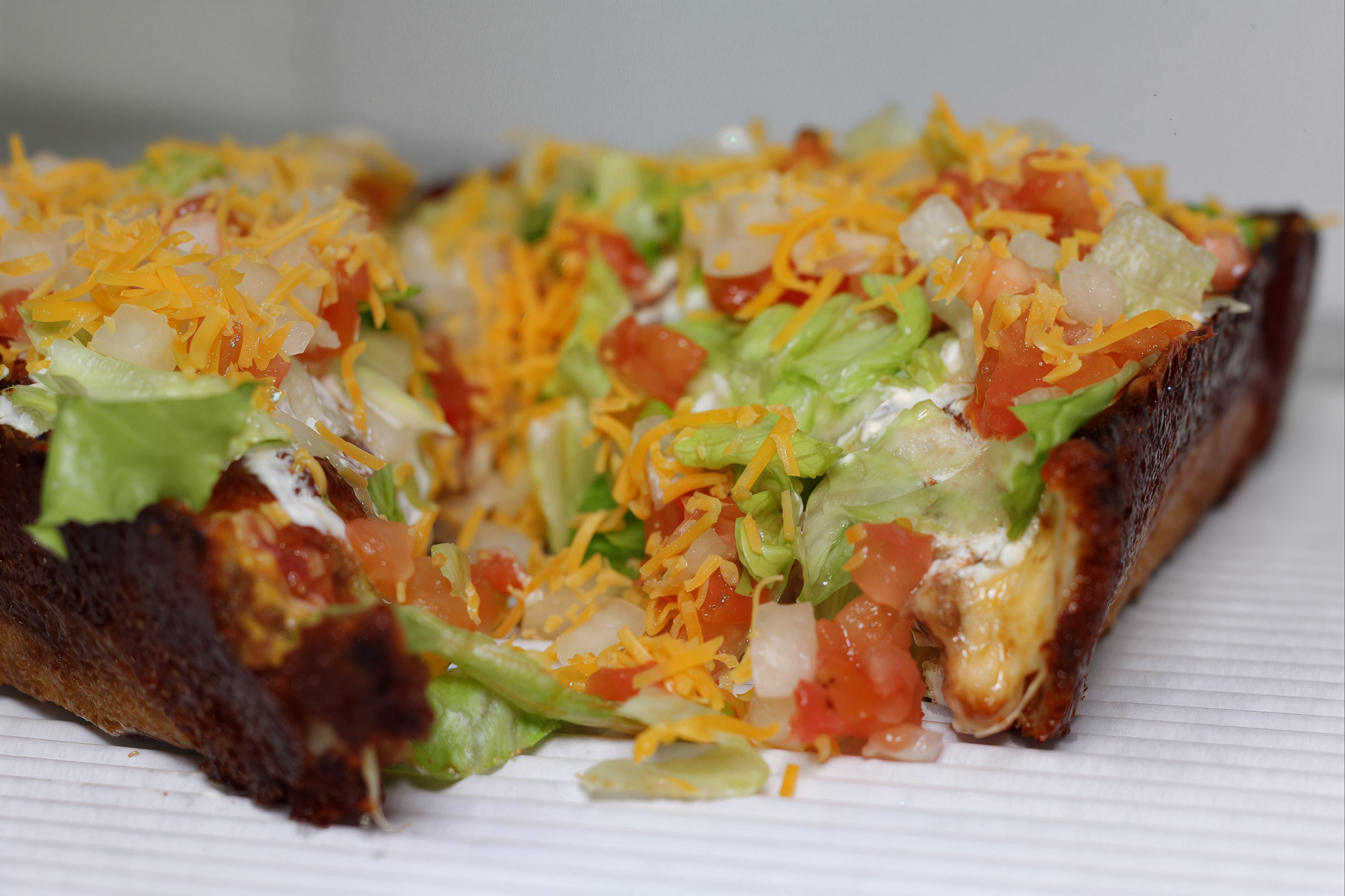 10x14 Taco Pizza.