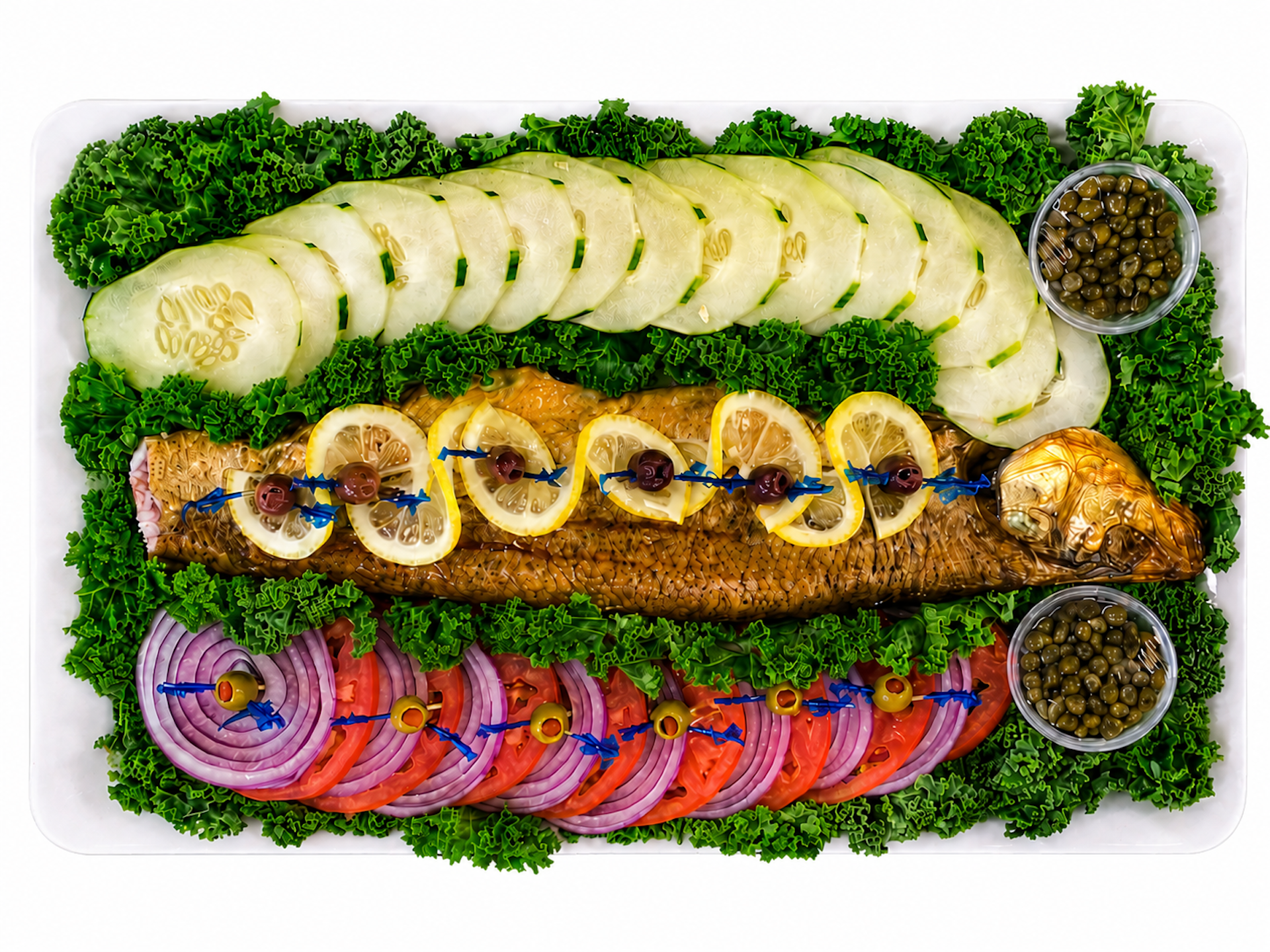 Smoked Whitefish Platter.