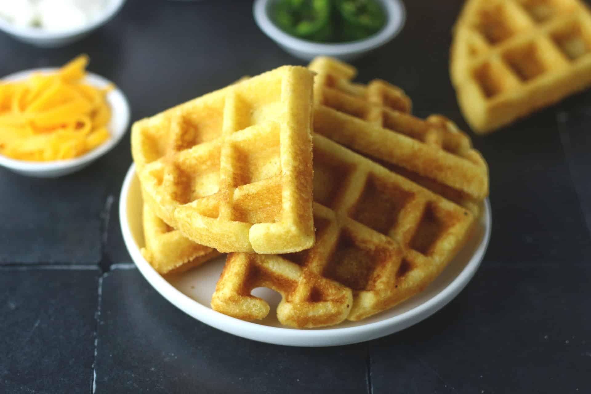 PLAIN CORNBREAD WAFFLE.