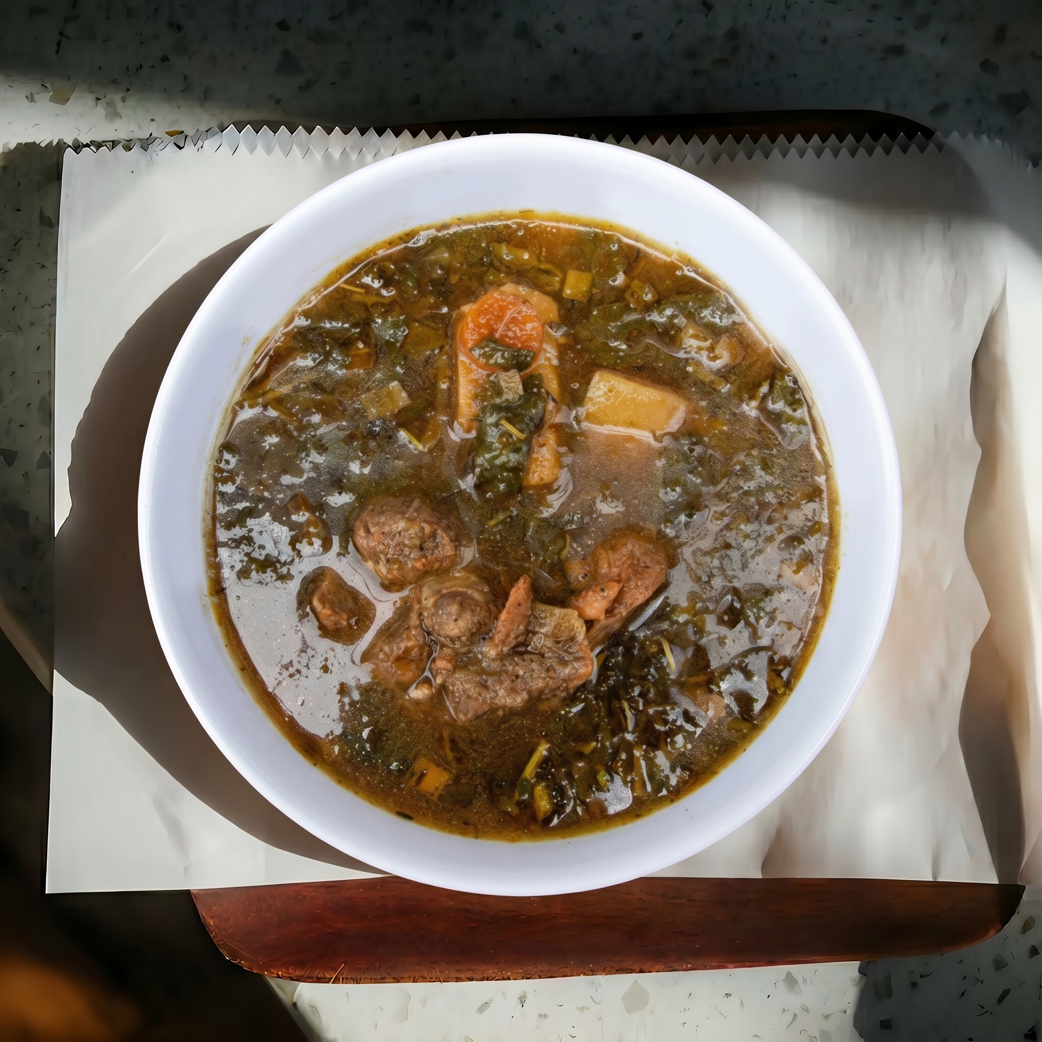 Chicken Bouillon Soup.