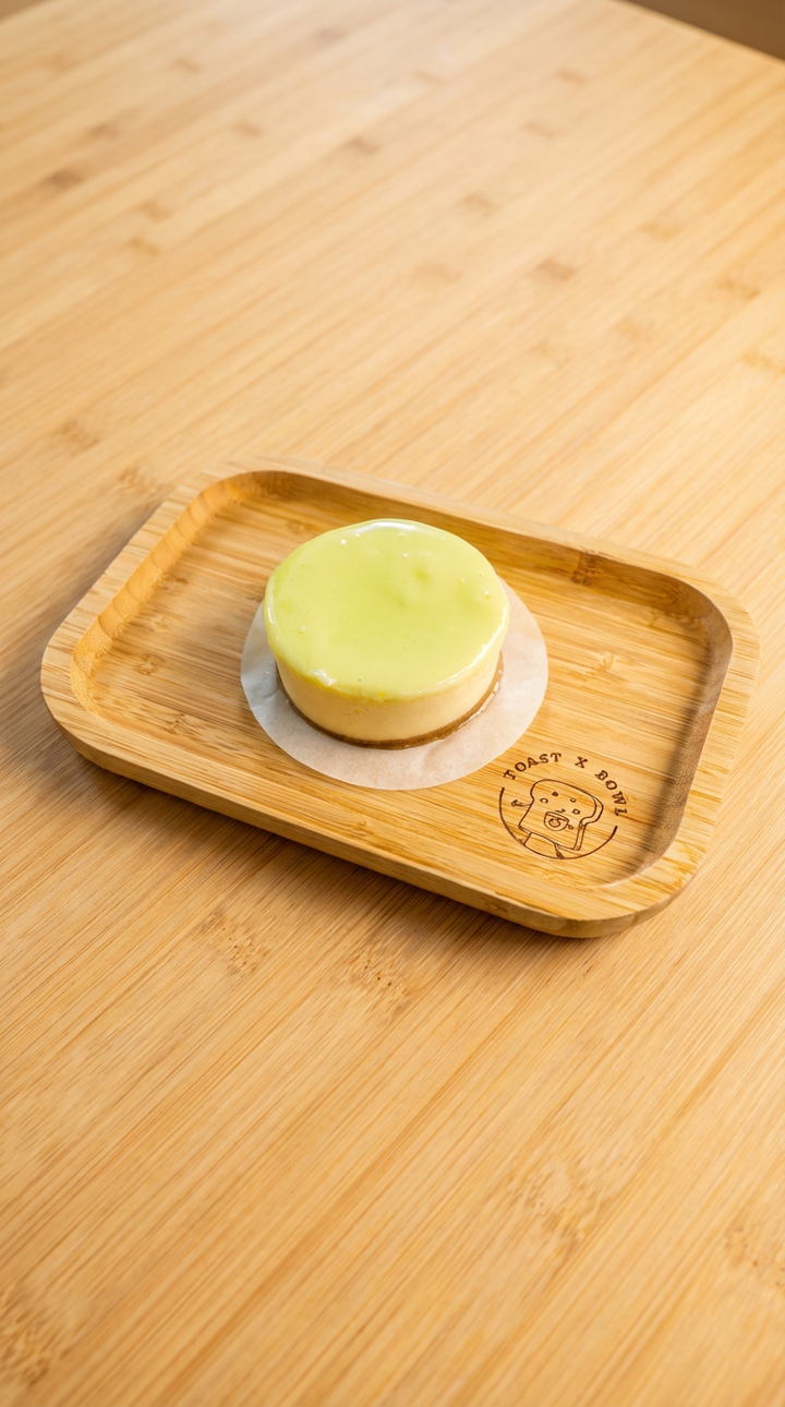 Mini Key Lime Cheesecake.