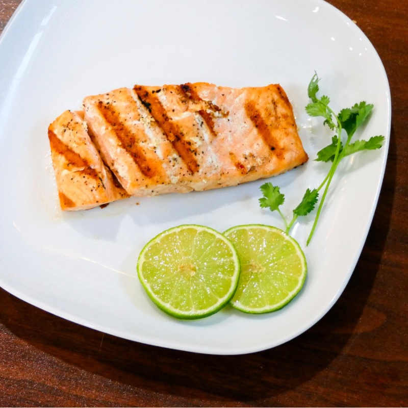 Salmon Asado.