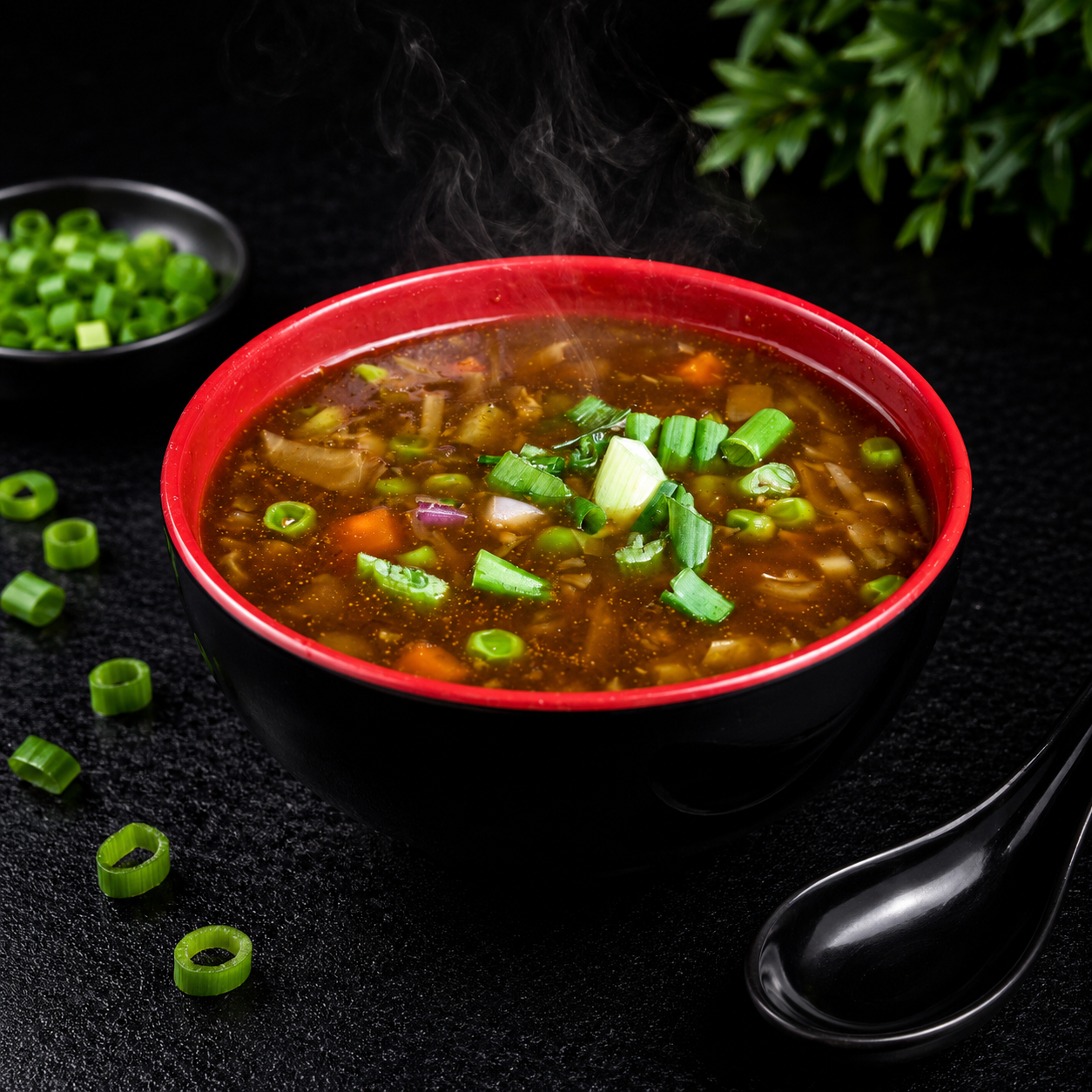 Hot & Sour Veg Soup.