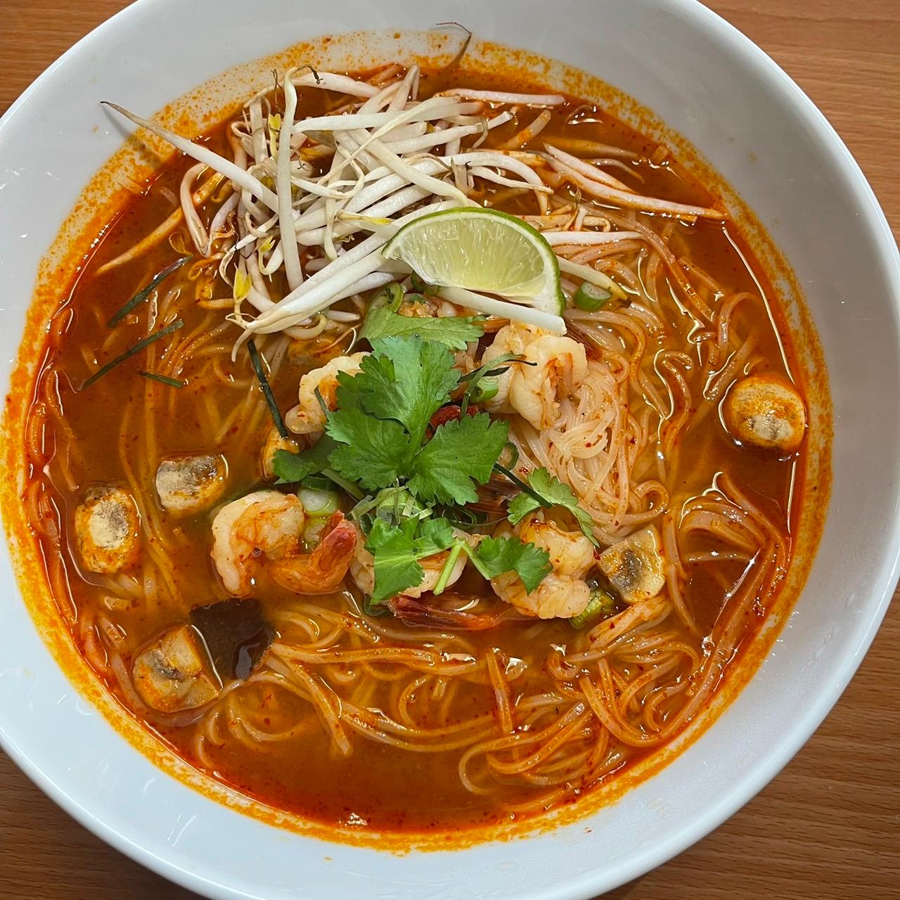 Tom Yum Noodles Soup.