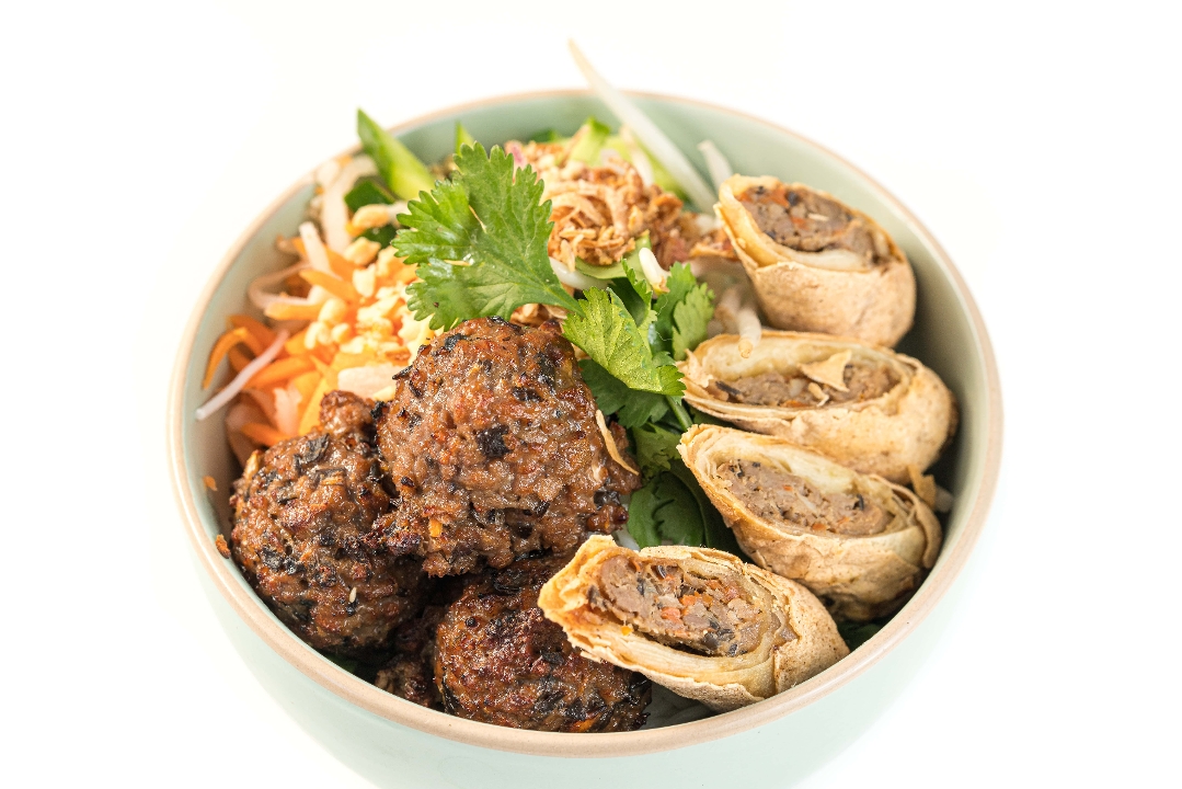 Impossible "Pork" Vermicelli Salad.