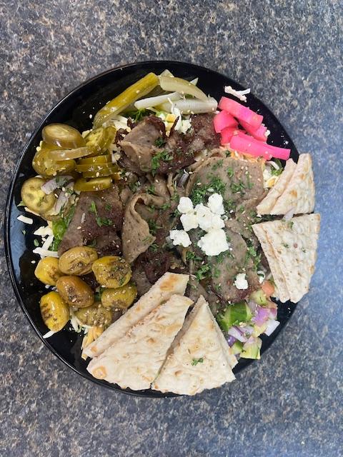 Mediterranean Gyro Salad.
