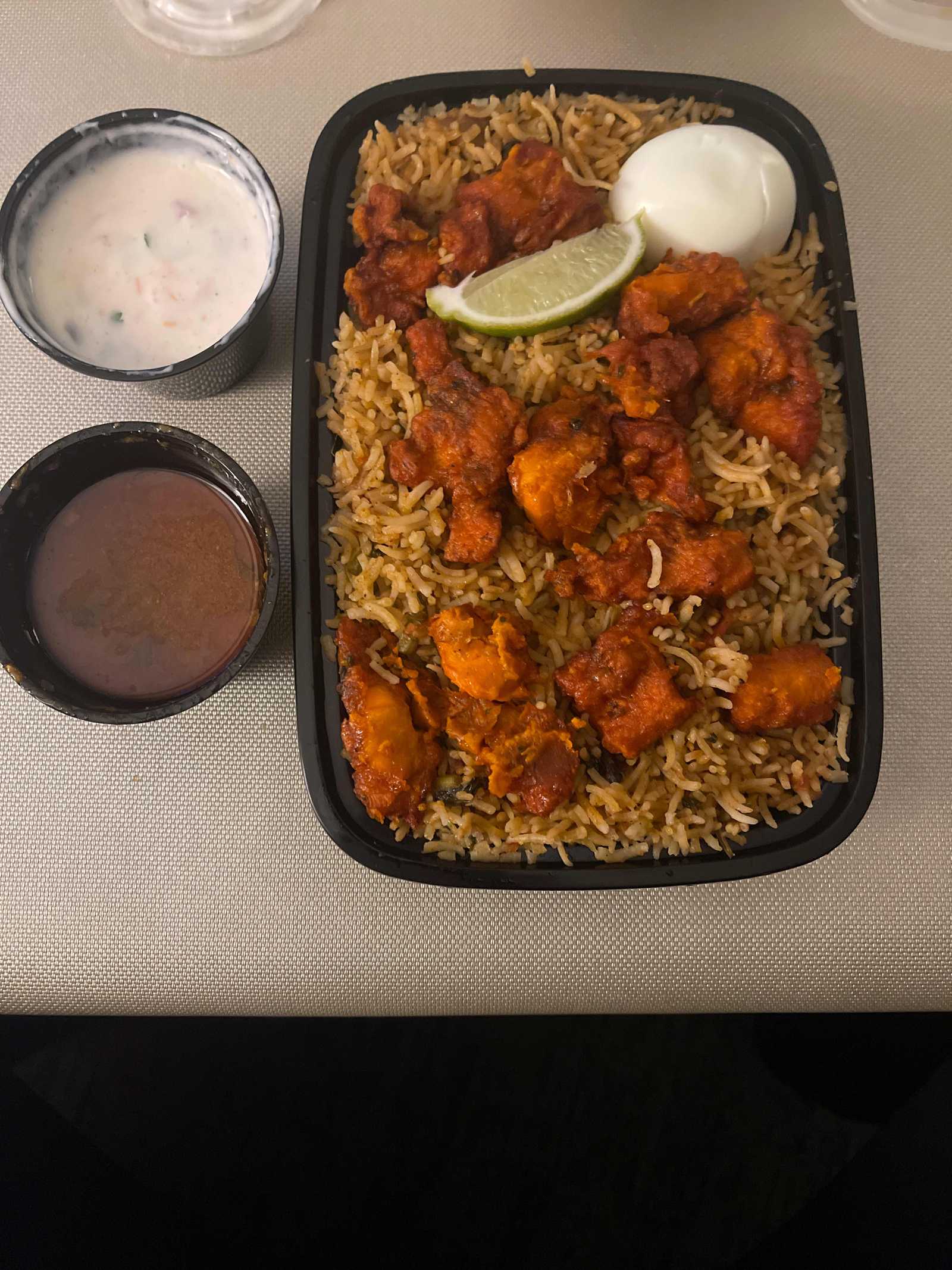 *Chicken 65 Biriyani.