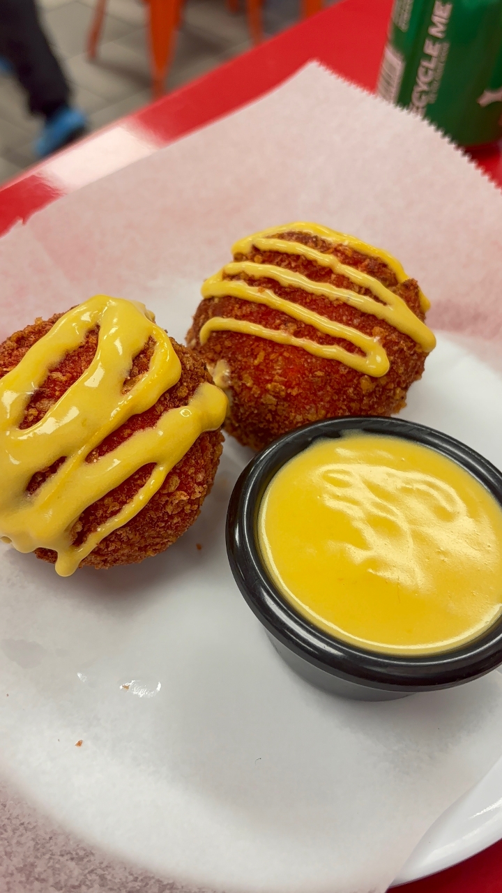 Flamin Hot Cheetos Balls.