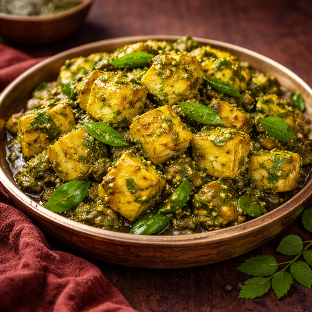 Pachi Mirchi Paneer.