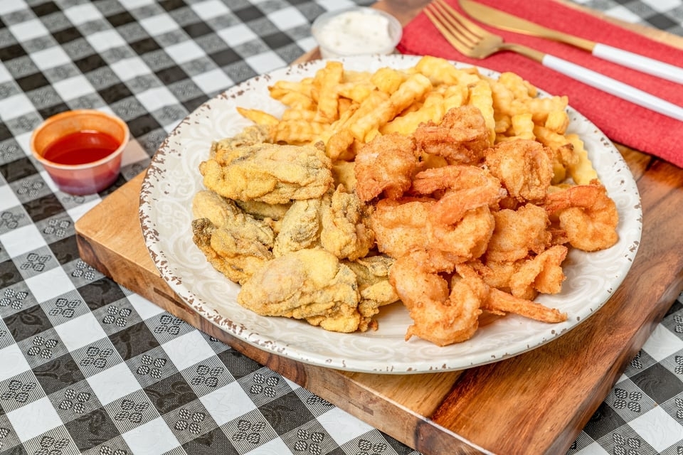 8# Oyster & Shrimp.