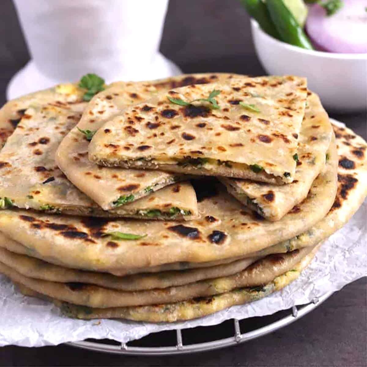 Paneer Paratha.