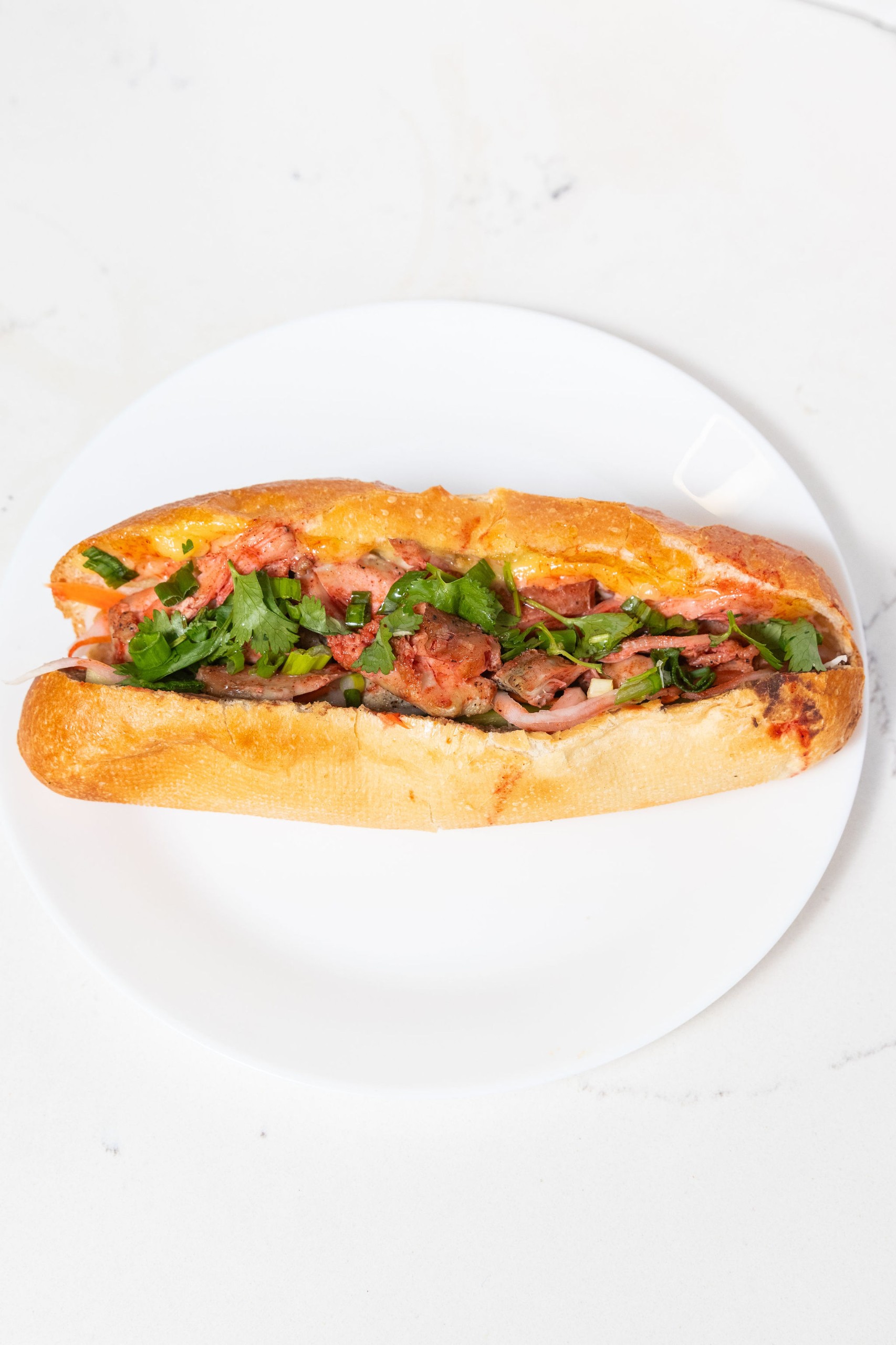A4. Nem Nướng Pork Bánh mì - Grilled Pork.