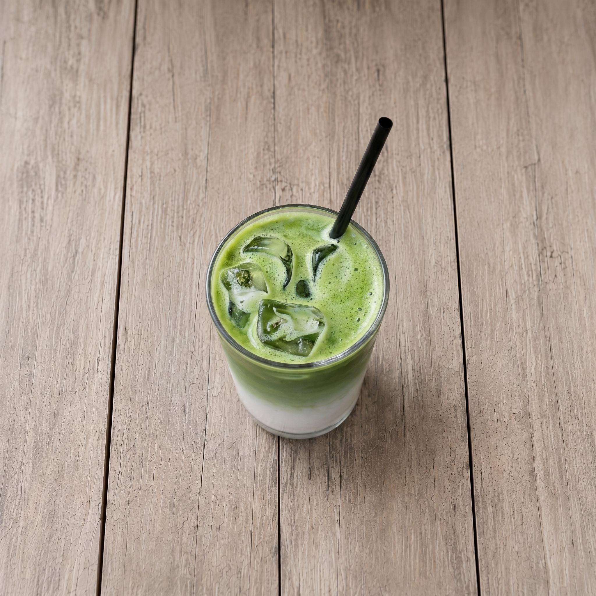 Iced Matcha Latte.