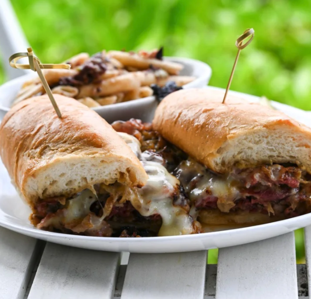 Pastrami Sub Sandwich.