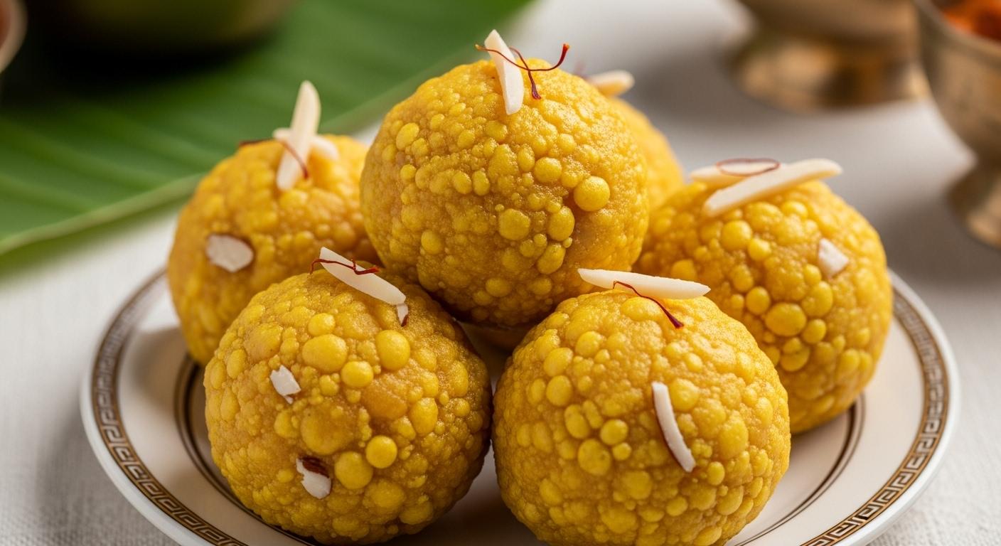 Boondi Ladoo.
