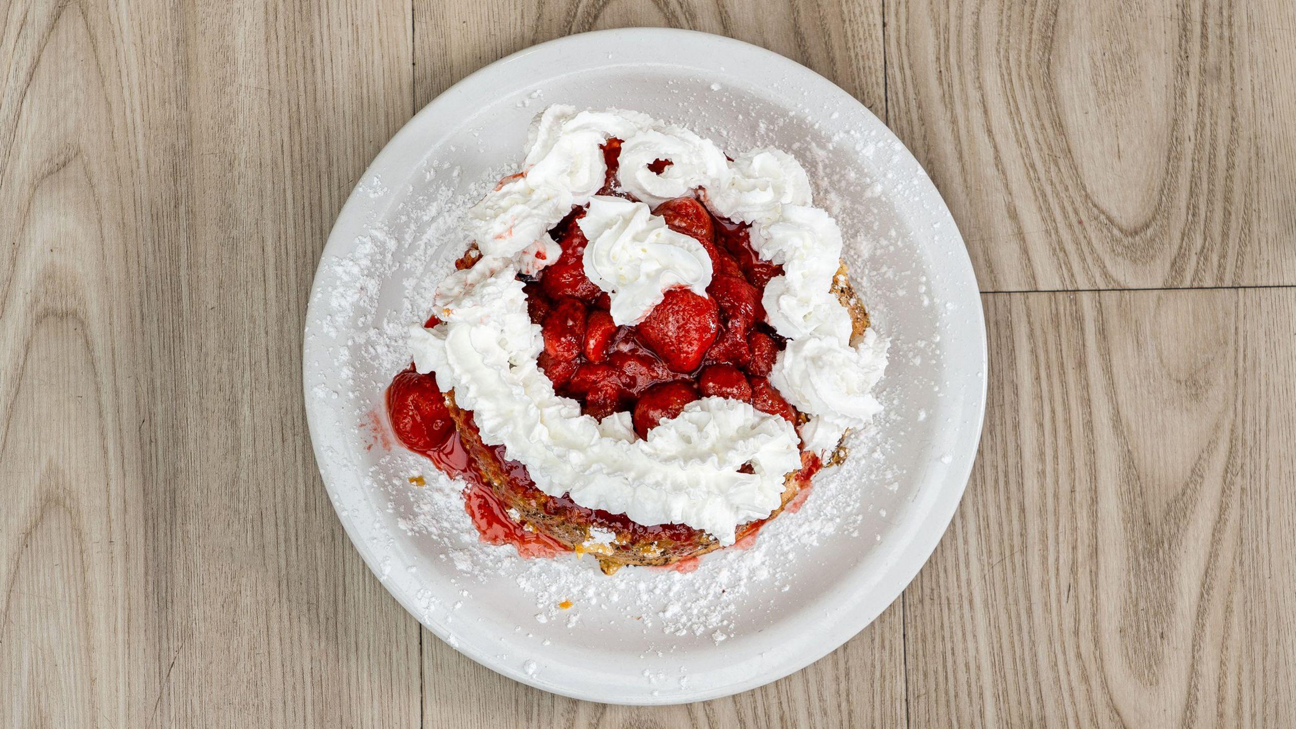 Strawberry Fields French Toast.