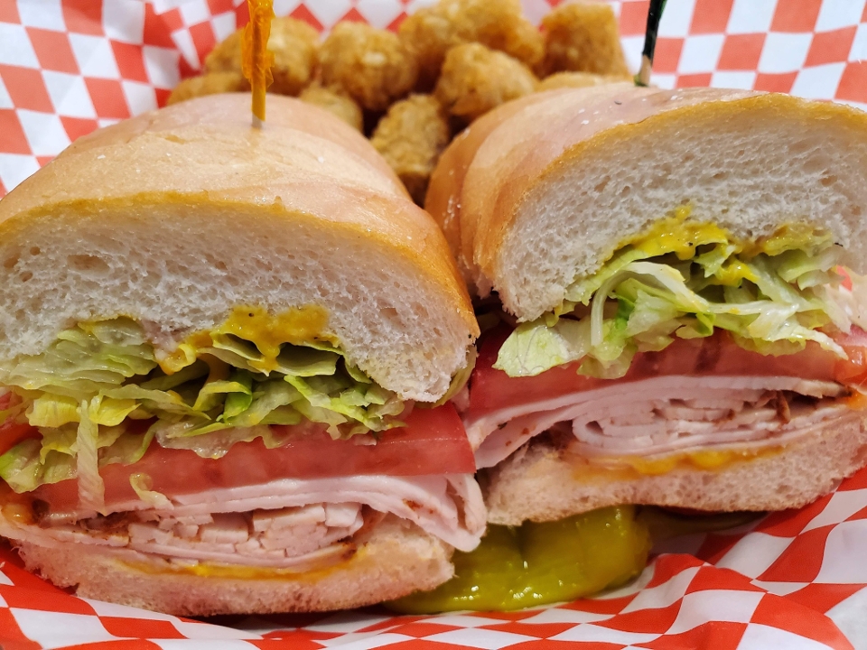 Smoked Turkey Po'boy.