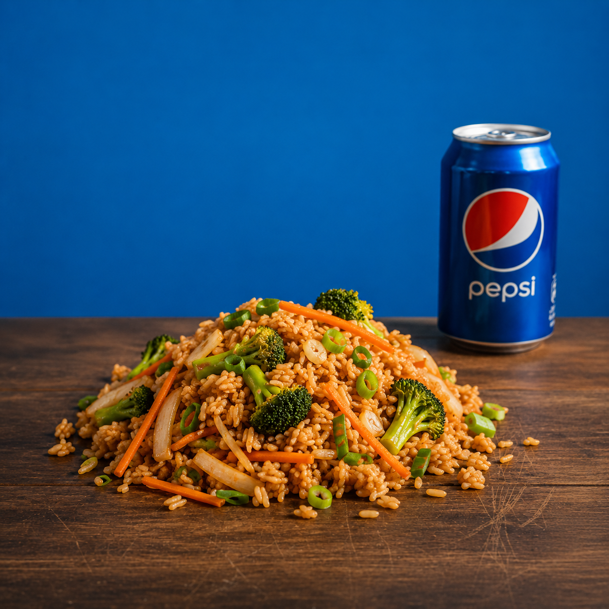 Large Vegetable Fried Rice.