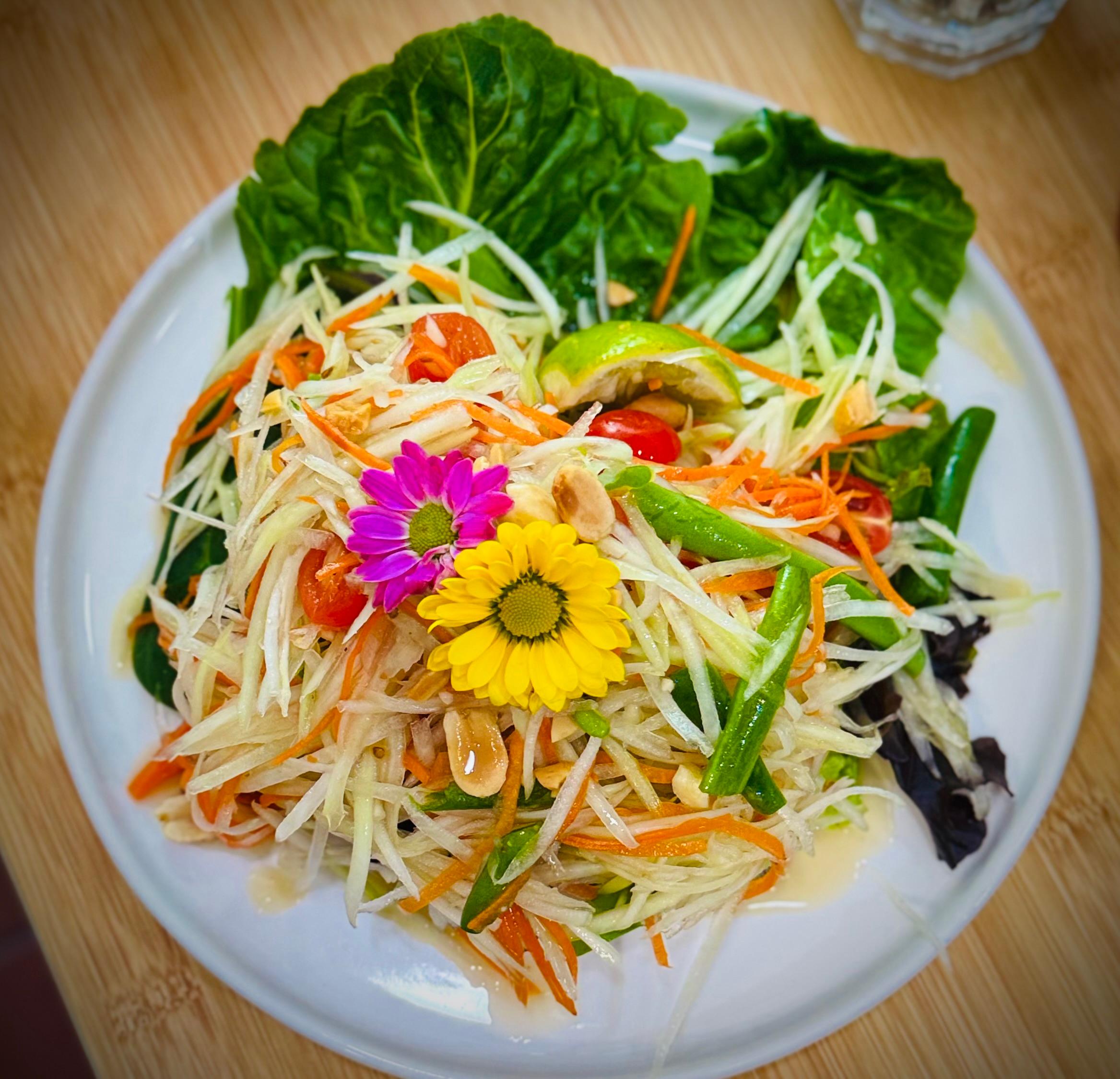 Thai Style Papaya salad.