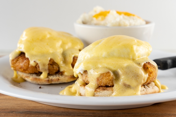 Crab Cake Benedict.