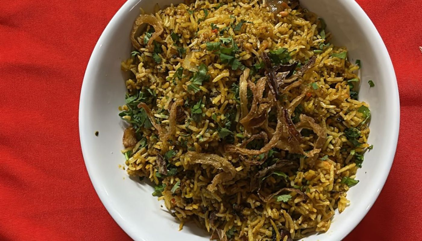 Chicken Tikka Biryani.