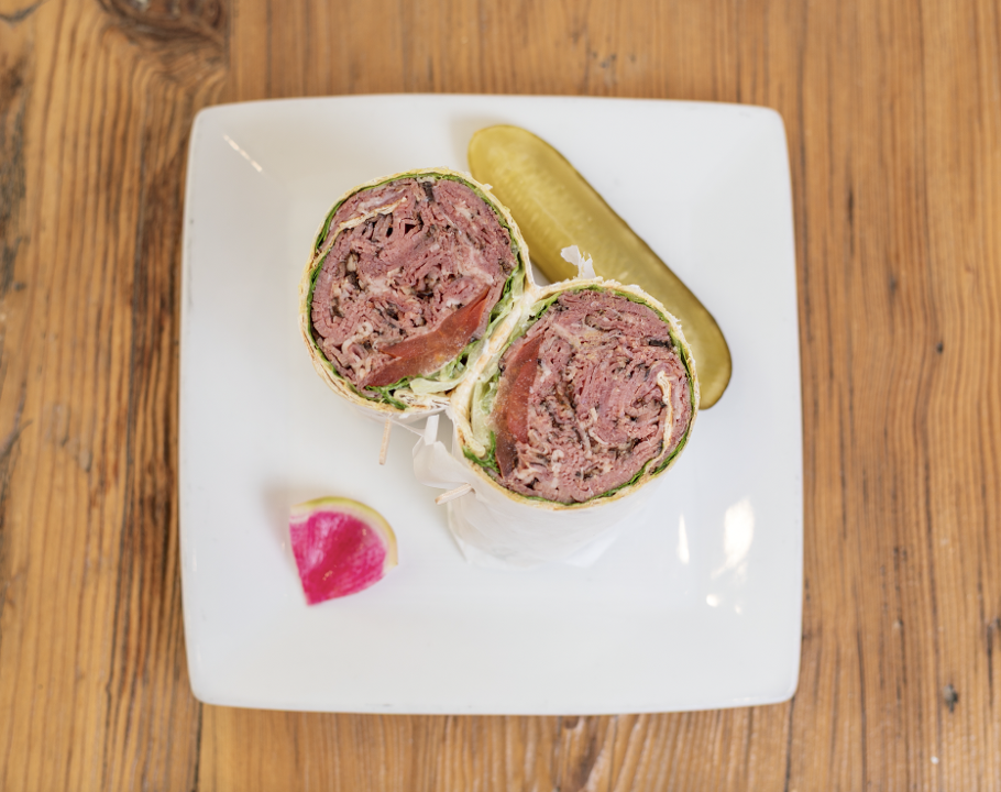 Kosher Brisket Wrap Special.