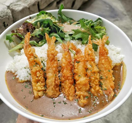 Shrimp Tempura Curry.