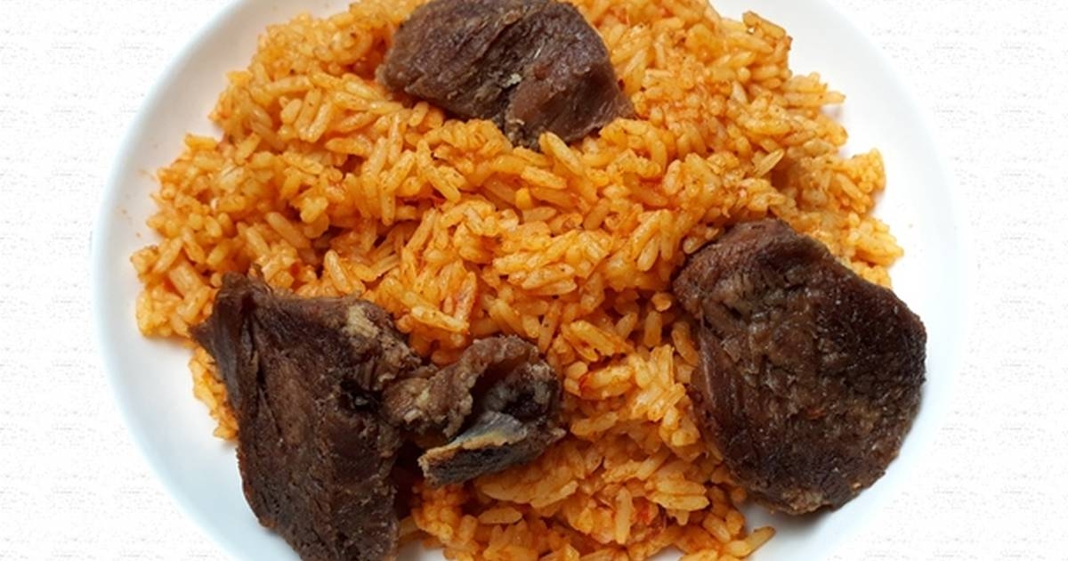 JOLLOF RICE (W/BEEF).