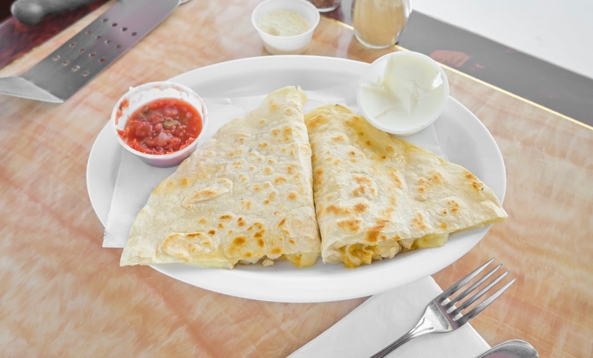 Shrimp Quesadilla.
