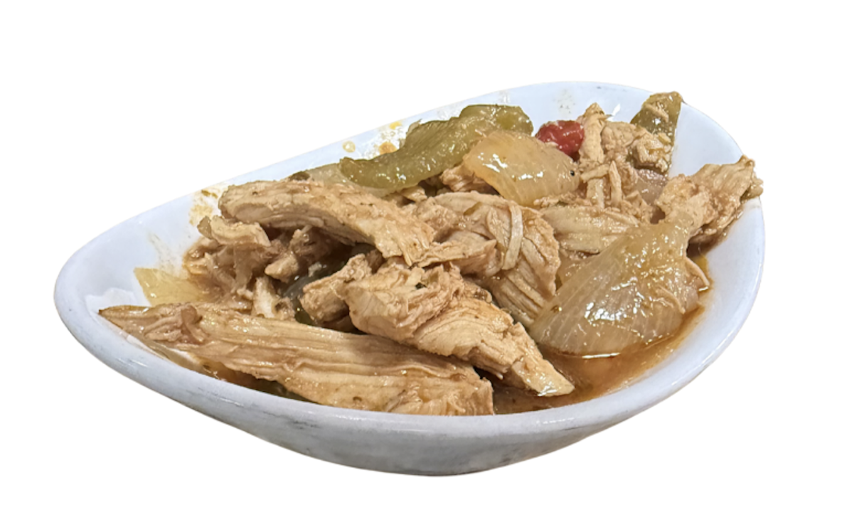 Chicken Ropa Vieja.