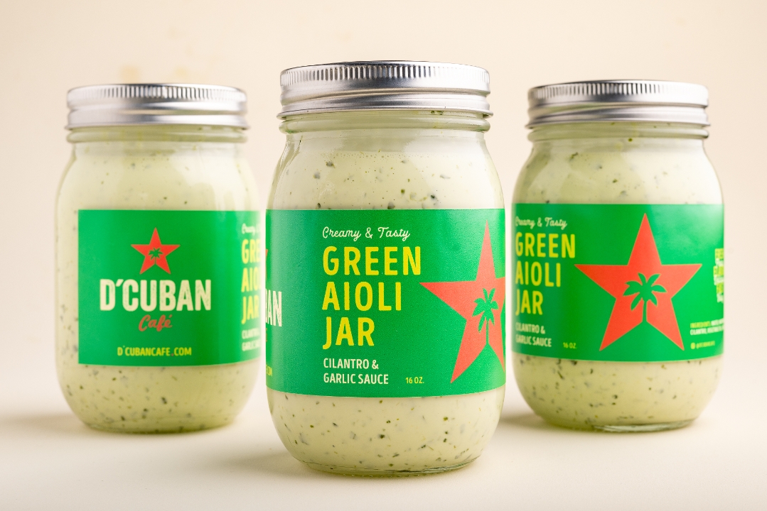 GREEN AIOLI JAR.