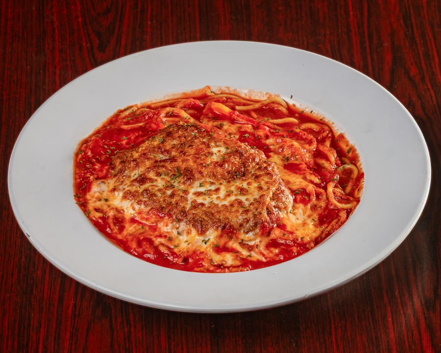 Chicken Parmesan Pasta.