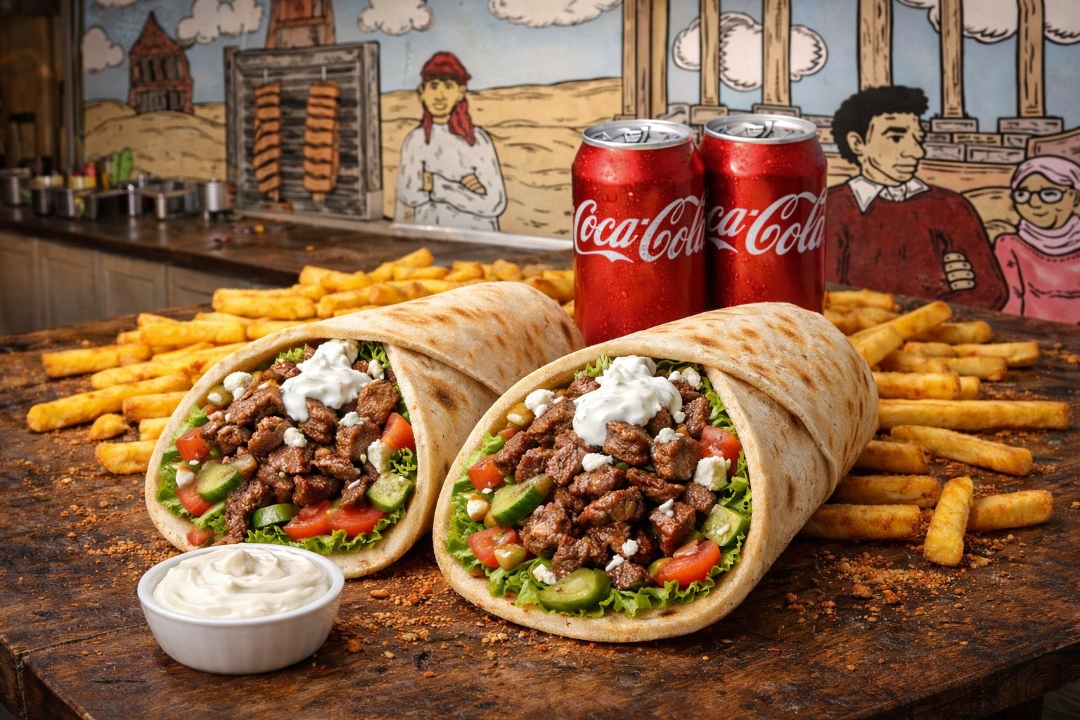 DEAL 3 (2 Gyro+1 Large Fries+2 Soda).