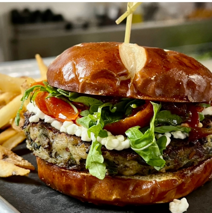 Wild Rice Burger.