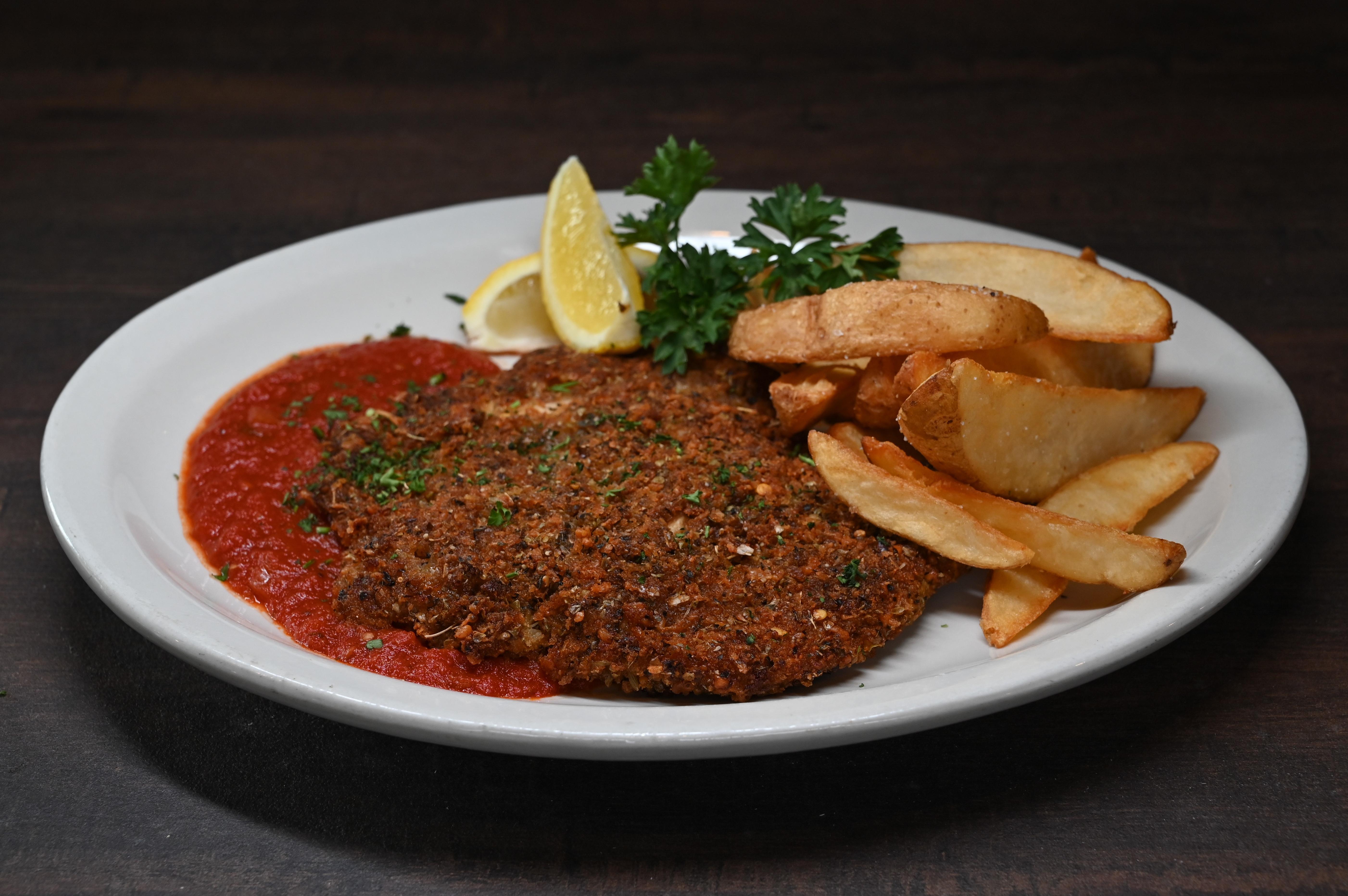 Romano Crusted Chicken.