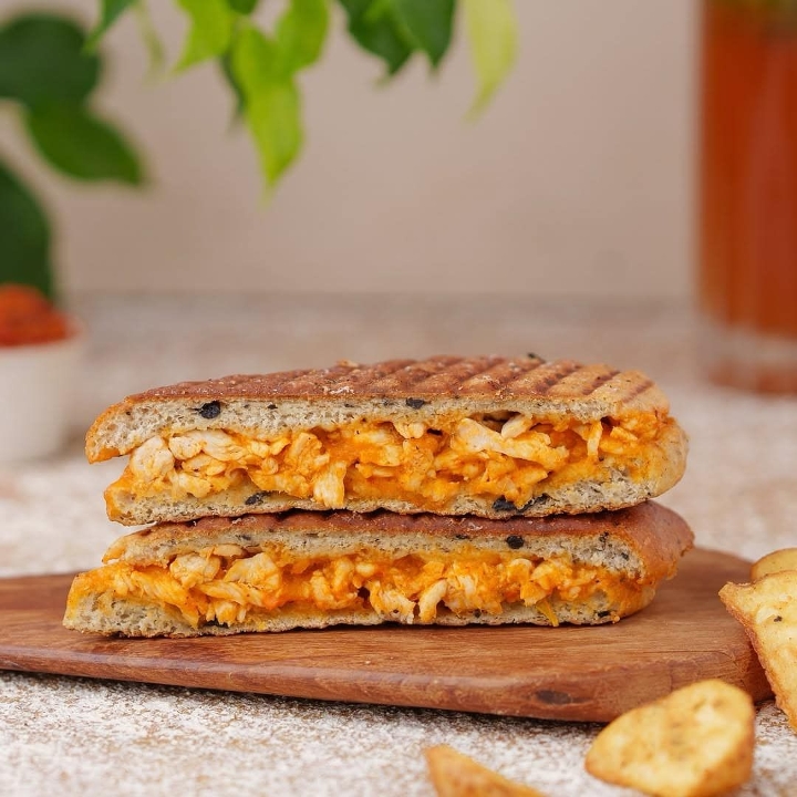 Chicken Cheese Grilled Sandwich.