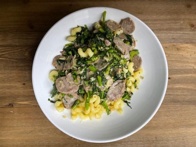 Broccoli Rabe & Sausage.