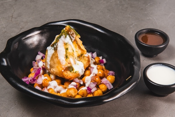 Samosa Chaat.