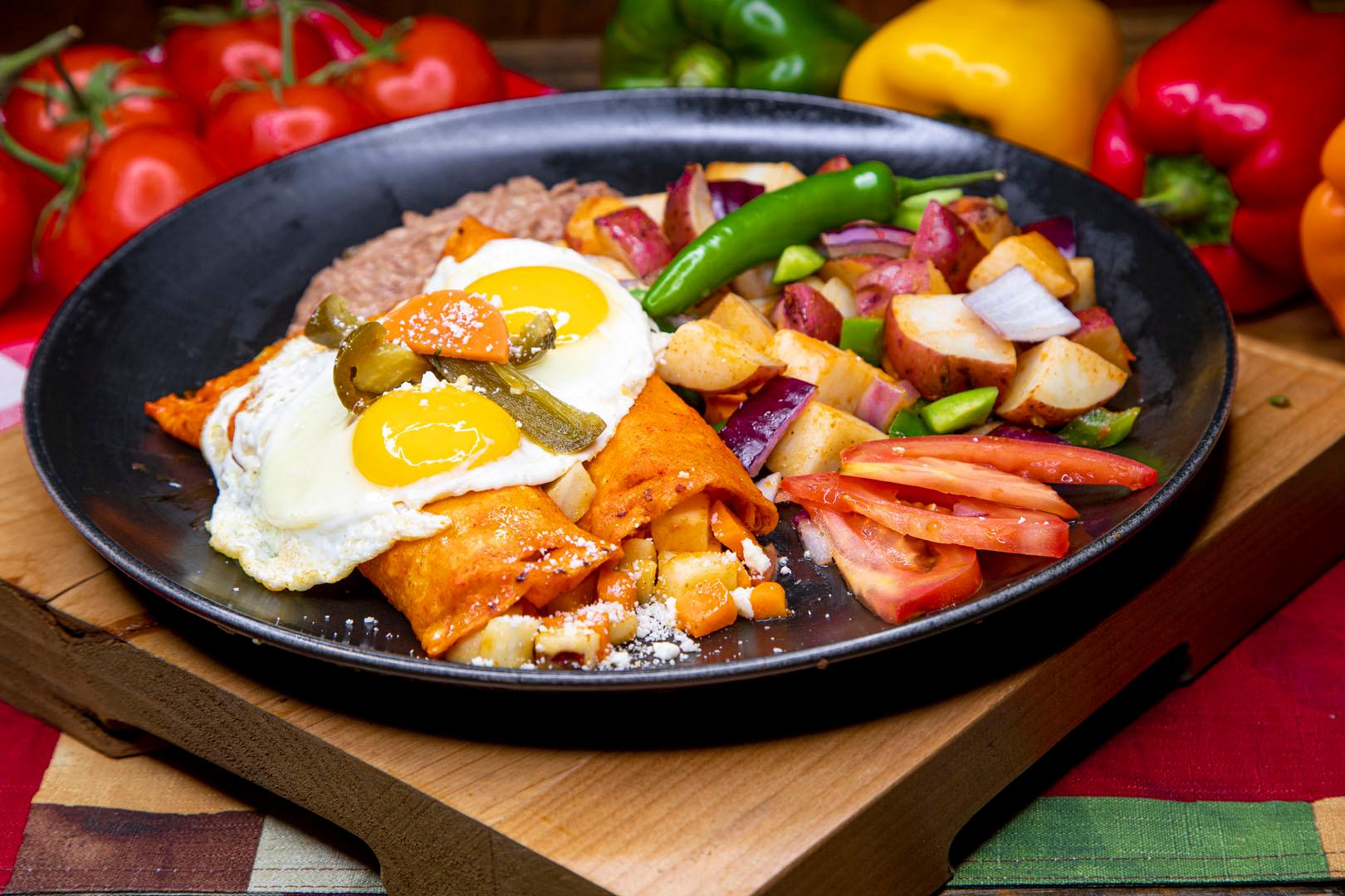 Enchiladas New Mexico.