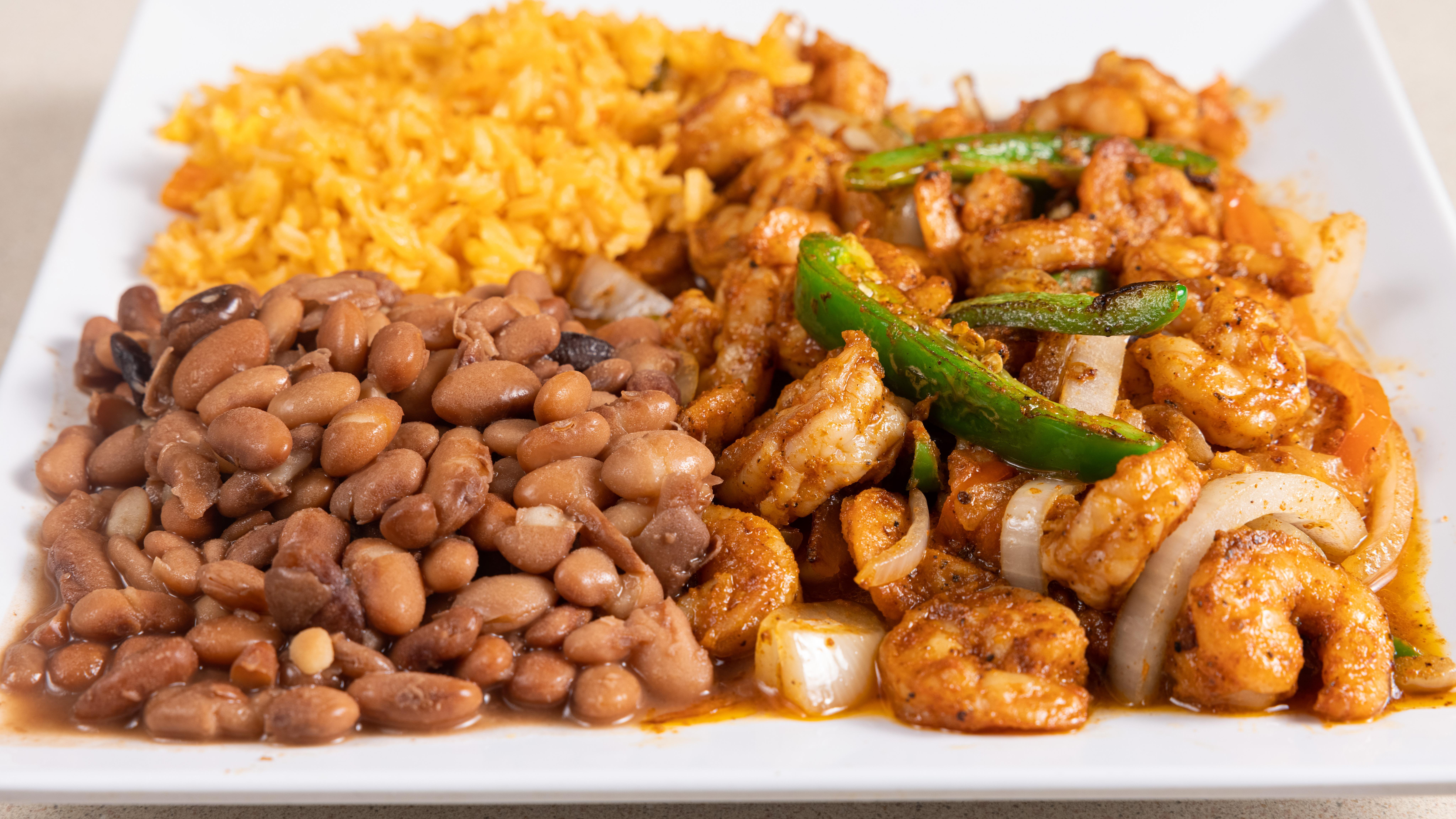 Shrimp a la Mexicana.