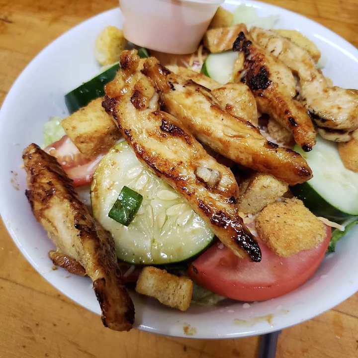 Grilled Terriyaki Chicken Salad.