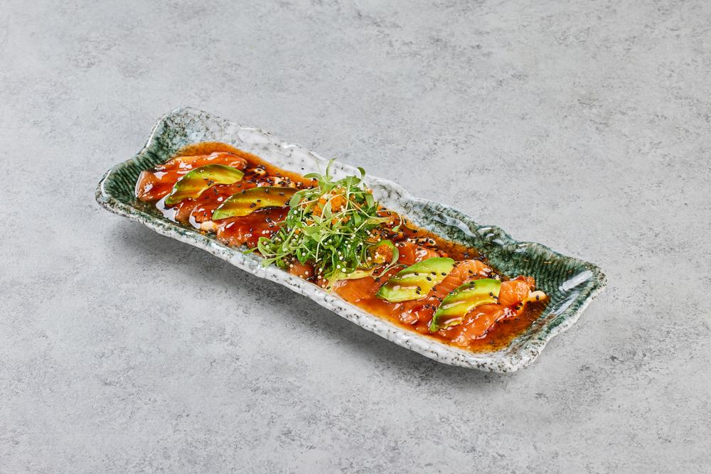 Salmon Tiradito.
