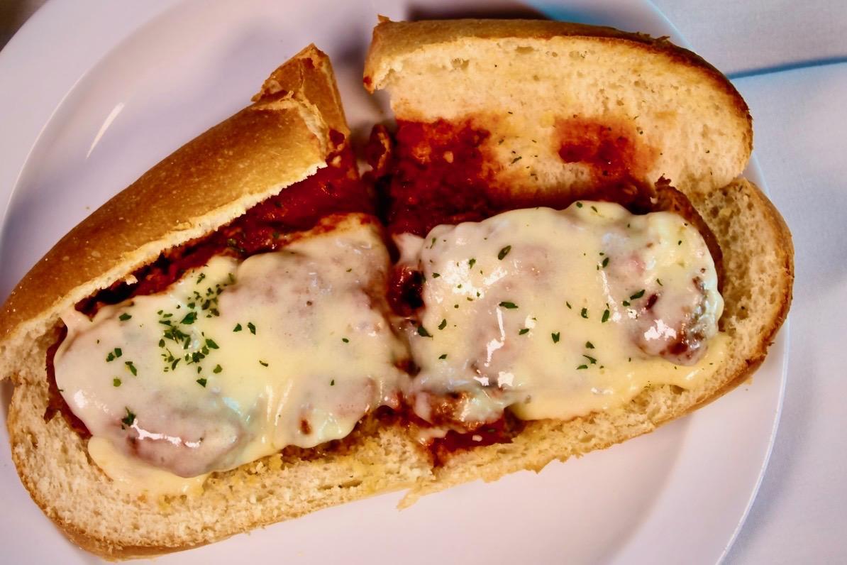 Lunch Meatball Parm w/ Drink.