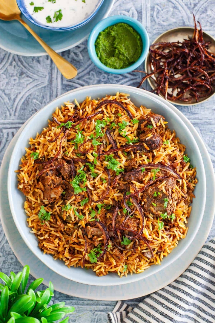 Dakshin Special Lamb Biryani (Boneless).