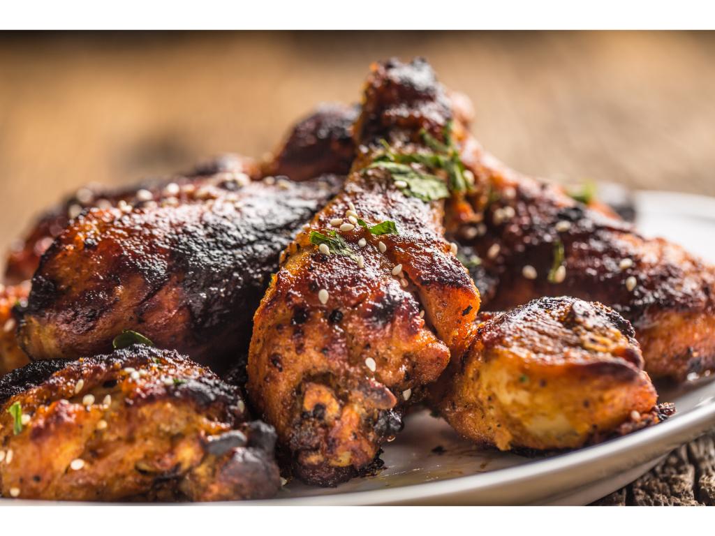 One Half Barbecue Chicken.