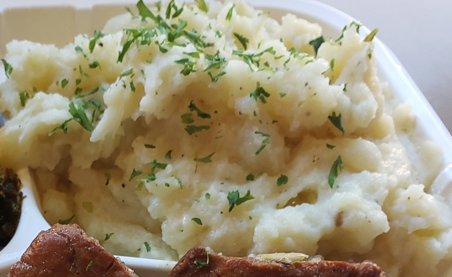 Mashed Potatoes - **Special Holiday Menu**.