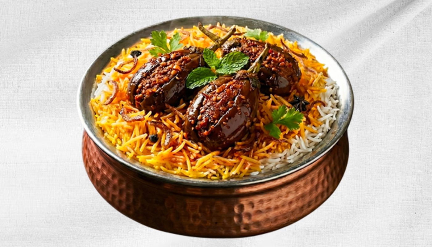 Gutti Vankai Biryani.