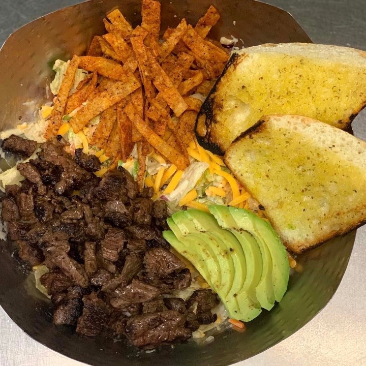 Steak Fajita Salad.