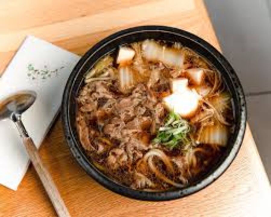 Sukiyaki Beef Udon.